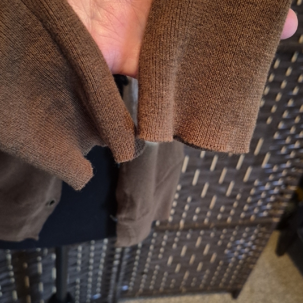 Isabel Marant Red and Brown Cardigan Sweater - Picture 7 of 7